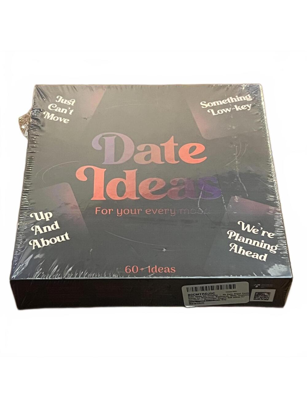 Date Ideas Card Deck - 60+ Unique Date Options for EveryMood